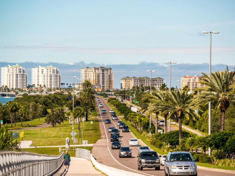 Clearwater Memorial Causeway Traffic.