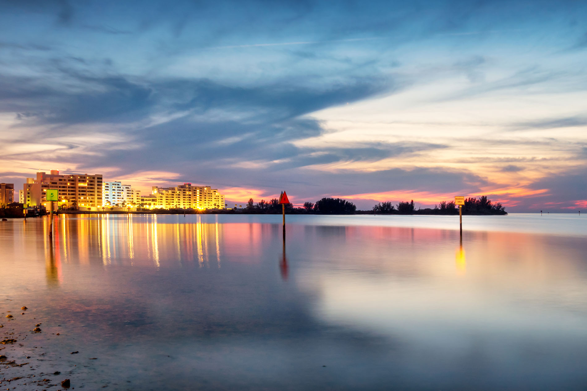 Waterfront in New Port Richey Florida USA