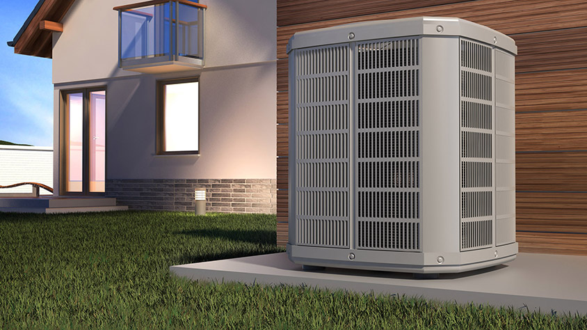 Residential heat pump